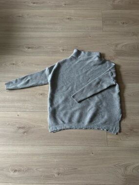 Classic Gray Turtleneck Sweater - Soft Knit Women's Pullover